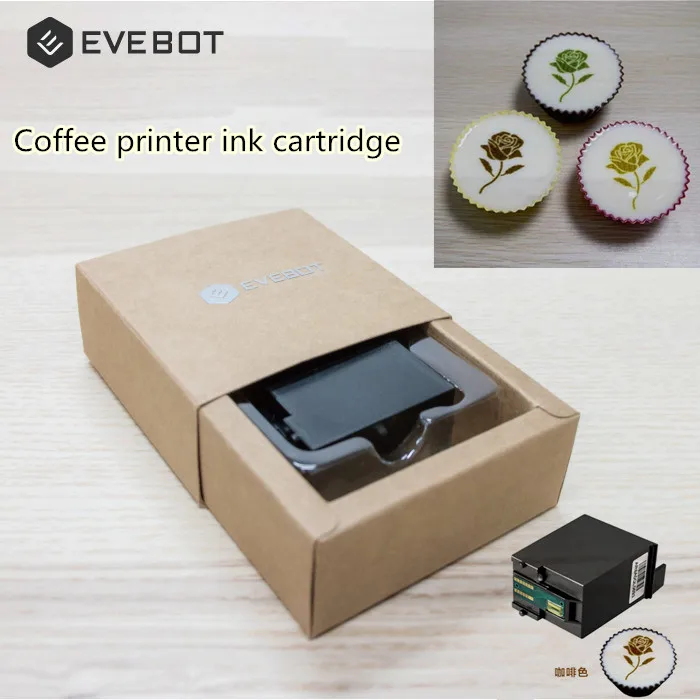 ink-cartridge Заводской дизайн напиток Печенье крем печенье еда 3d принтер селфи кофе латте wifi печатная машина fantasitc - Цвет: ink-cartridge
