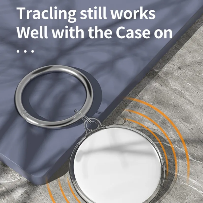 

TPU Box And Apple Airtags Scratch-resistant Waterproof Protective Box With Key Ring For Airtags Finder Tracker Keychain