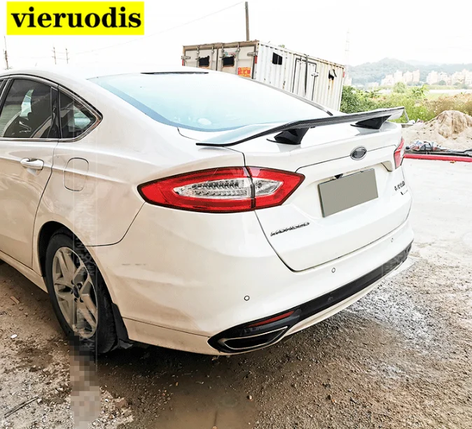 

For Ford Mondeo Spoiler 2012--2018Year High Quality ABS Plastic Free Drilling Sport Racing Car Spoiler For Fusion