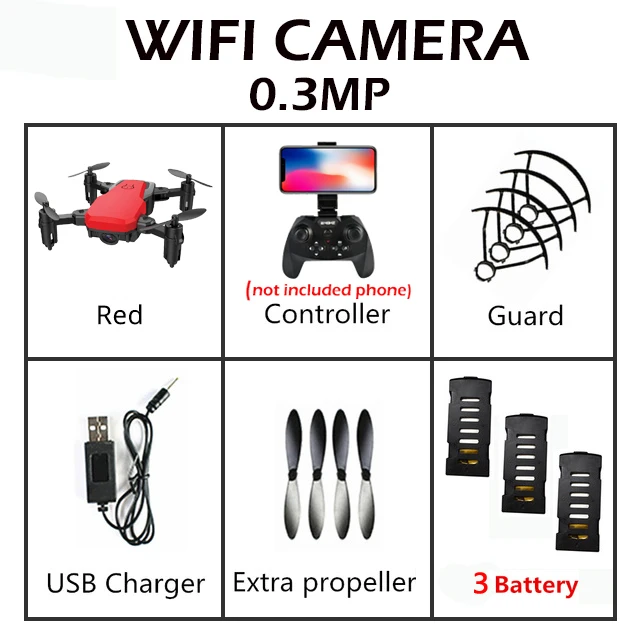 0.3MP Camera 3Batter SG800 Дрон 2,4G FPV мини селфи Дрон RTF с Wifi камерой HD микро Радиоуправляемый квадрокоптер VS S9 S9W E58 E61 Дрон - Цвет: 0.3MP Camera 3Batter