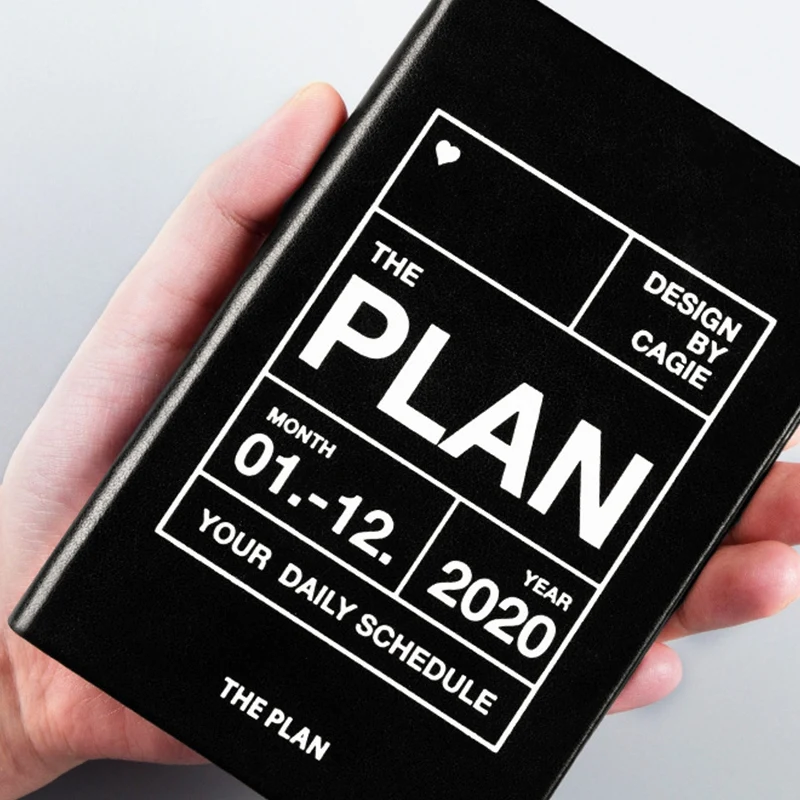 New-2020 Year Planner Travel A7 Notebook Diary Journal Weekly Monthly Agenda School Office Supplies | Канцтовары для офиса и
