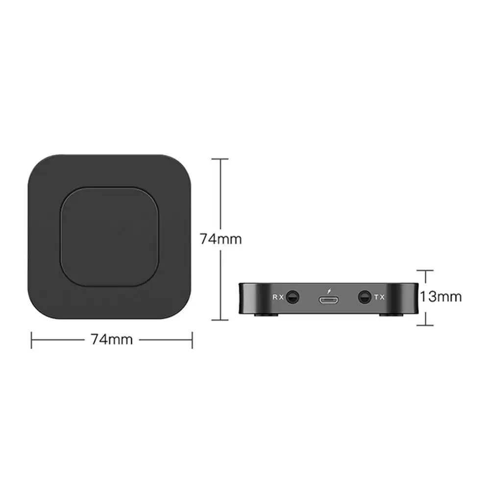 

Bluetooth Adapter for PC Bluetooth 5.0 Wireless Transmitter&Receiver Support AUX/RCA for PC Home Theater Earphone CD Player
