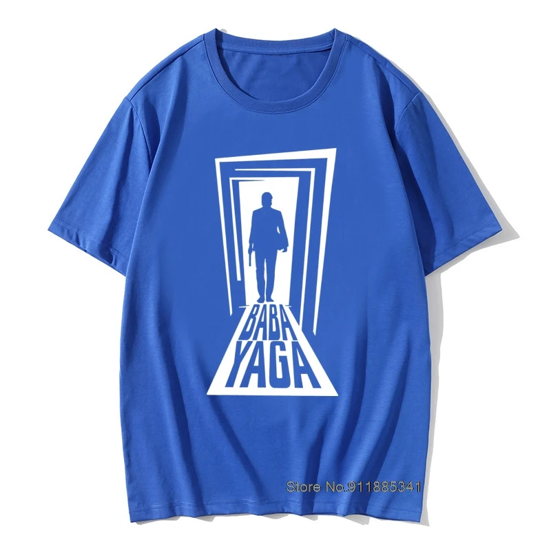 Мужские крутые футболки Ever Baba Yaga Футболка Джон фитиль Кеану ривс - Цена: 819.2