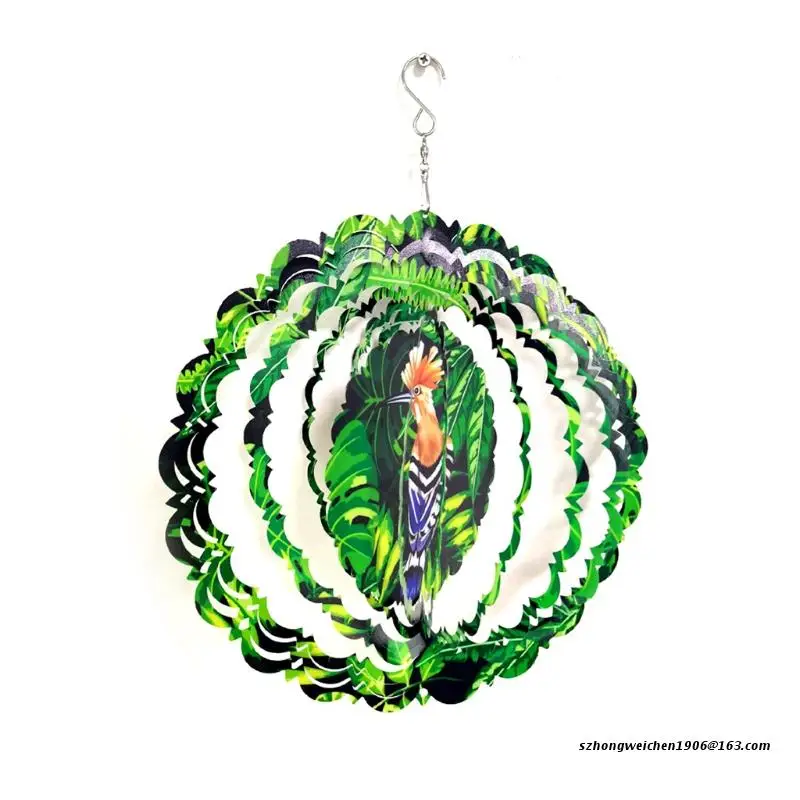 

28GF Bird Repellent Garden Hanging Parrot Leaves Decorative Birds Deterrent Device Scare Birds Away Plant Protect Tool