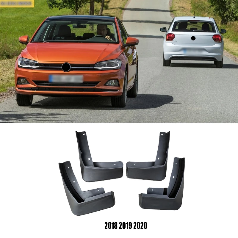Para Volkswagen POLO GTI 6c mk6 MK7 2014-2020 guardabarros delantero trasero moldeado accesorios de coche