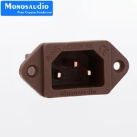 monosaudio ic71c 99 998 copper non solder hi end iec socket inletpure copper iec inlet socketpower iec socket