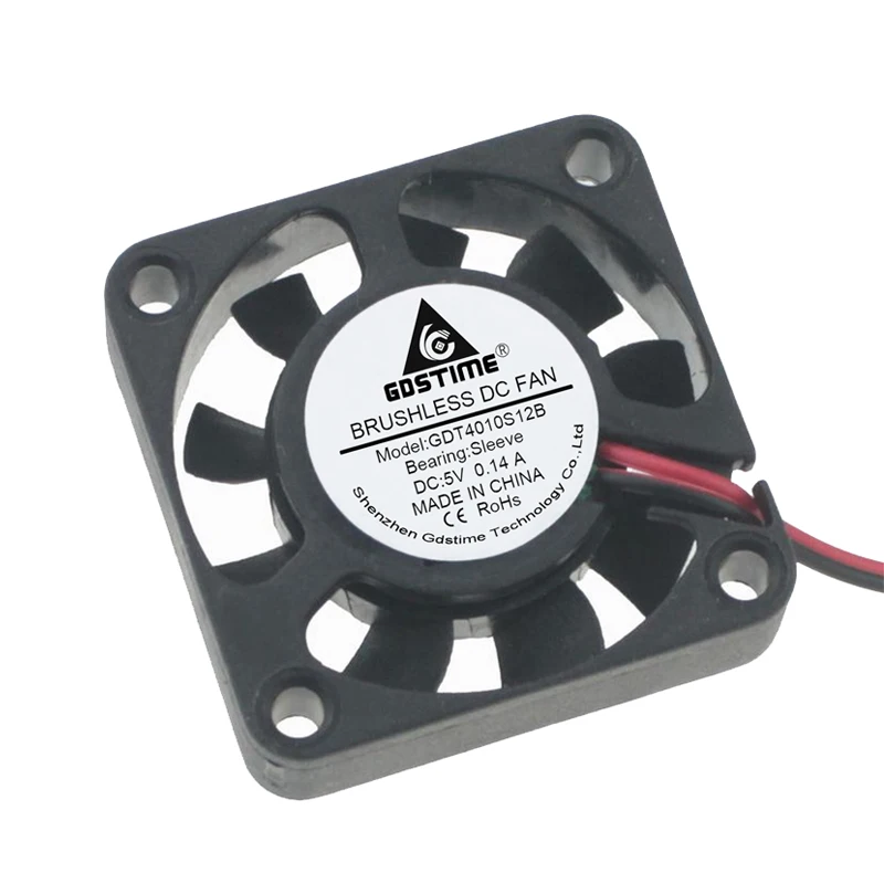 10 шт./лот Gdstime 4010s 5v 2pin 9 лезвий 40 мм 4 см x осевой вентилятор охладитель | Компьютеры