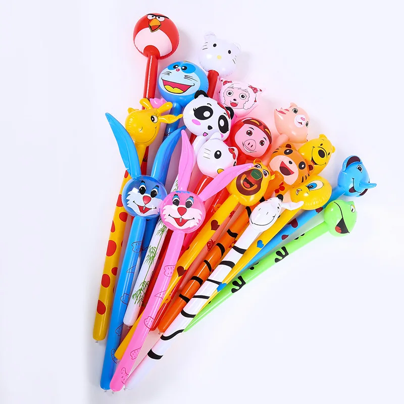 Мультфильм ПВХ надувная игрушка длинная палка животное вечерние детские игрушки