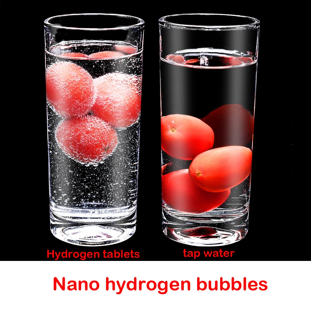 Nano hydrogen богатые таблетки для лица 10000PPB слабо кислотные улучшают окисление кожи и