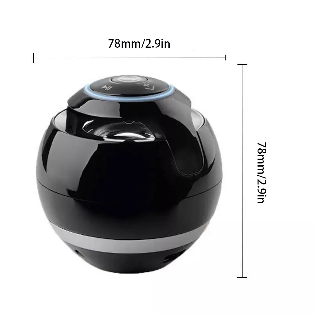 

Mini Bluetooth Speaker Portable Wireless Bluetooth Sound BoxMP3 Subwoofer With Colorful Light Compatible With Ios Android