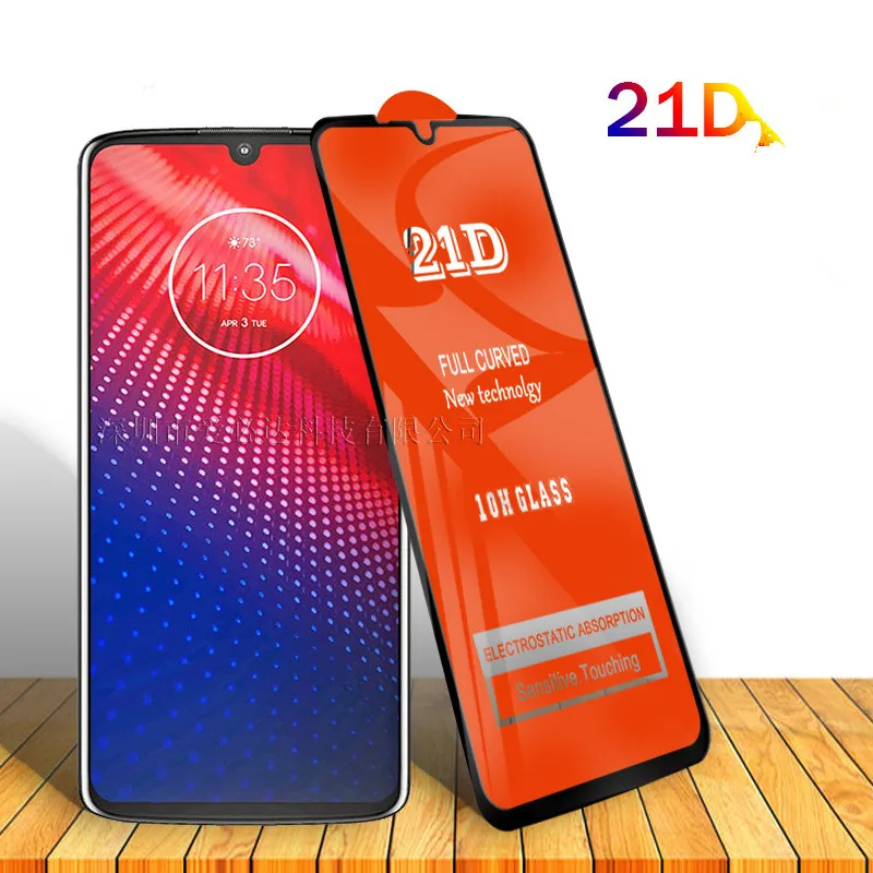 21D защитная пленка из закаленного стекла для сотового телефона Motorola MOTO G7Plus G7Play G8Plus G8play Z4 Z4Forece