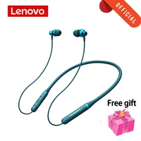 original lenovo xe05xe05 sport headphones with microphone earbuds true wireless with mic gaming stereo neckband for android ios