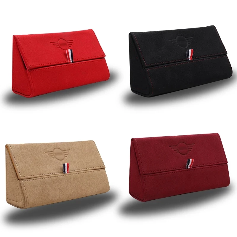 

Car glasses case sun visor clip sunglasses storage box For Mini Cooper S JCW One R55 R56 F54 F55 F56 car accessories interior