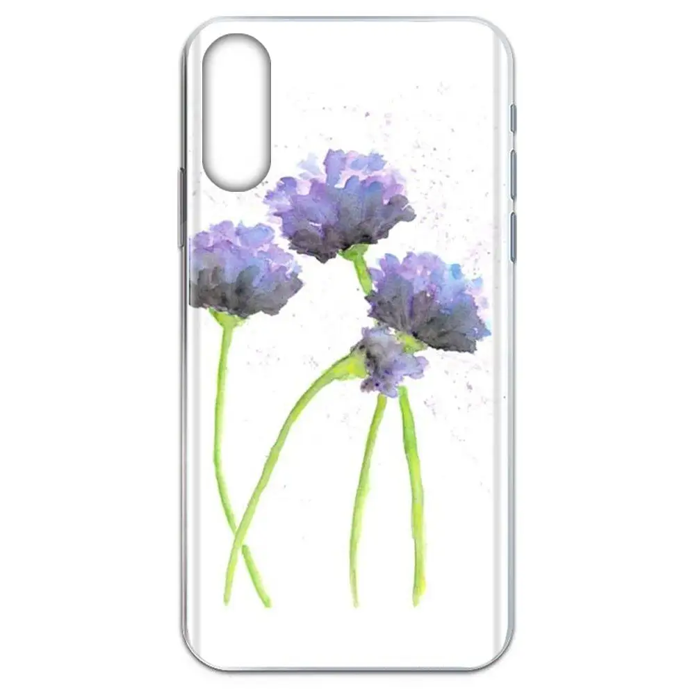Акварельный цветок Одуванчик Лотос Мягкий ТПУ печать для Galaxy J1 J2 J3 J330 J4 J5 J6 J7 J730 J8