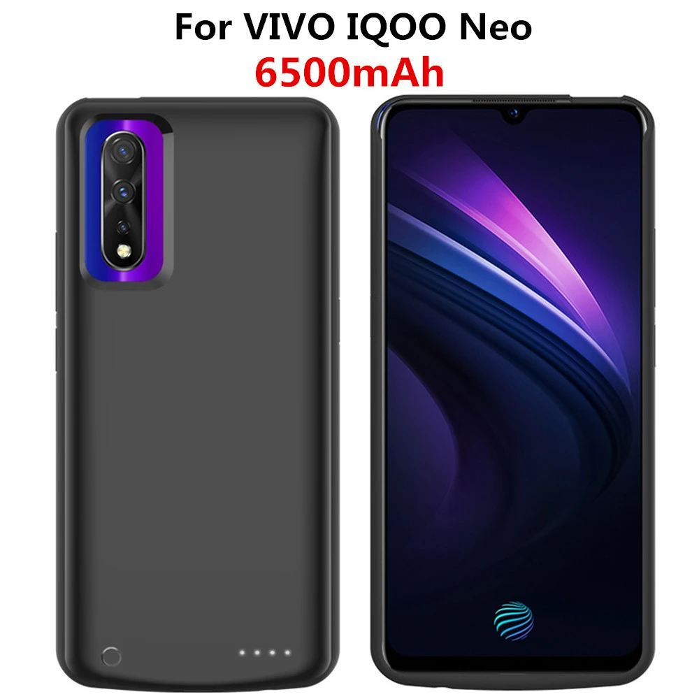 

Portable Power Bank Cover for VIVO IQOO NEO Battery Charging Case 6500mAh External Battery Power Charger Cases Phone Power Case