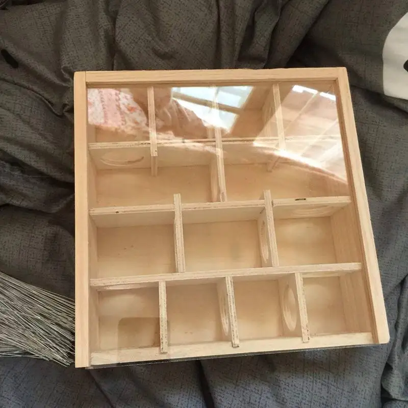 Деревянный лабиринт туннель игрушка с крышкой маленькие животные спорт