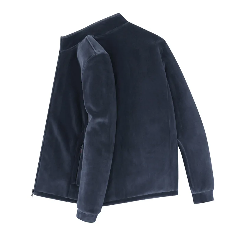 

Plus Size 7XL 8XL Thick Fleece Warm Jackets Men Winter Lamb Wool Sweatshirts Male Silver fox Velvet Soft Outwear Tracksuit Coats