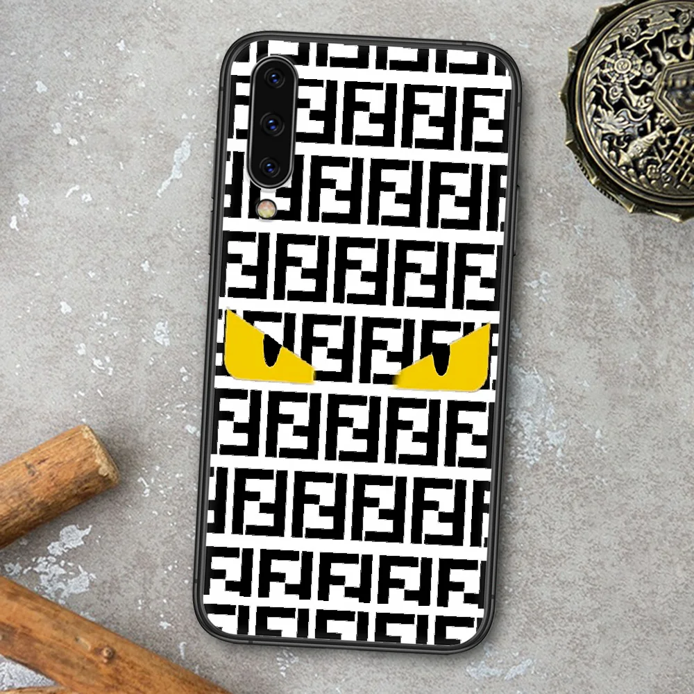 

Fashion Luxury Brand F Phone Case For Samsung Galaxy A 3 5 7 8 10 20 20E 21S 30 30S 40 50 51 70 71 black Bumper Soft Hoesjes Tpu