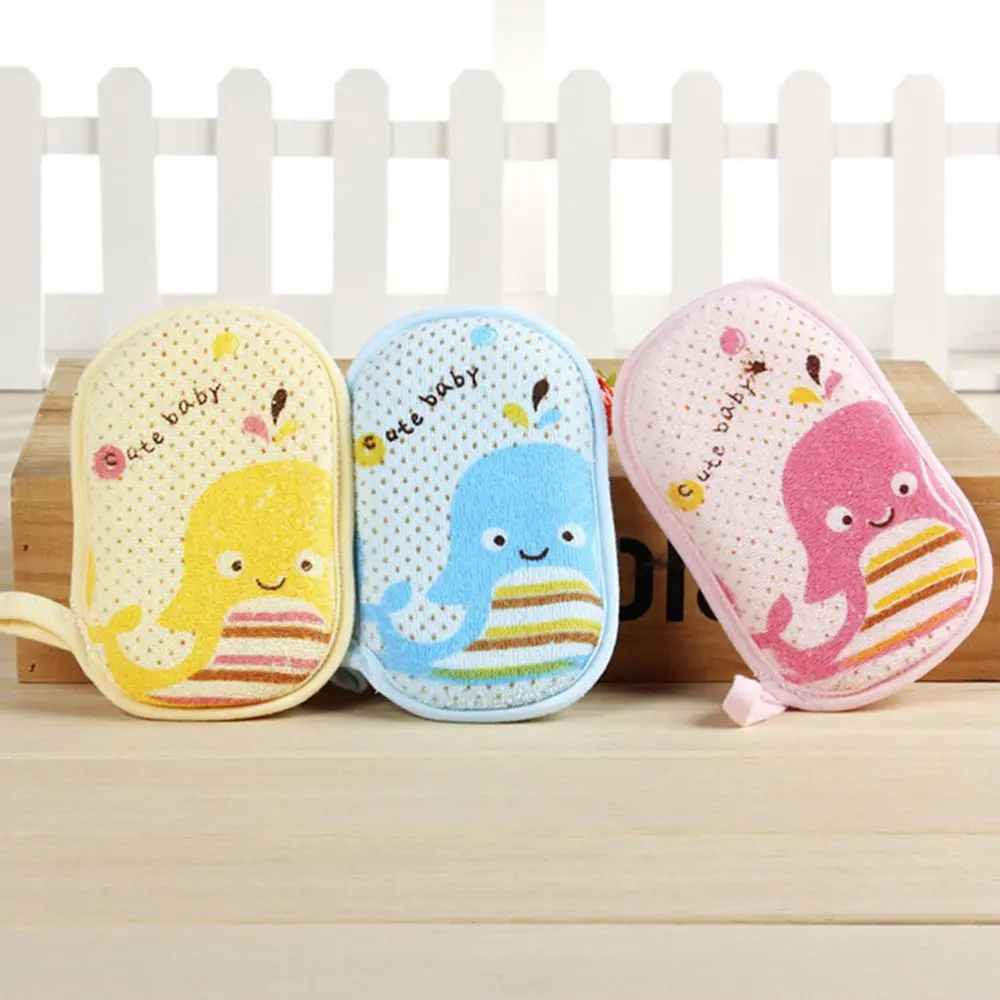 Детская губка для ухода за кожей младенцев милая детская мягкая душа мягкое