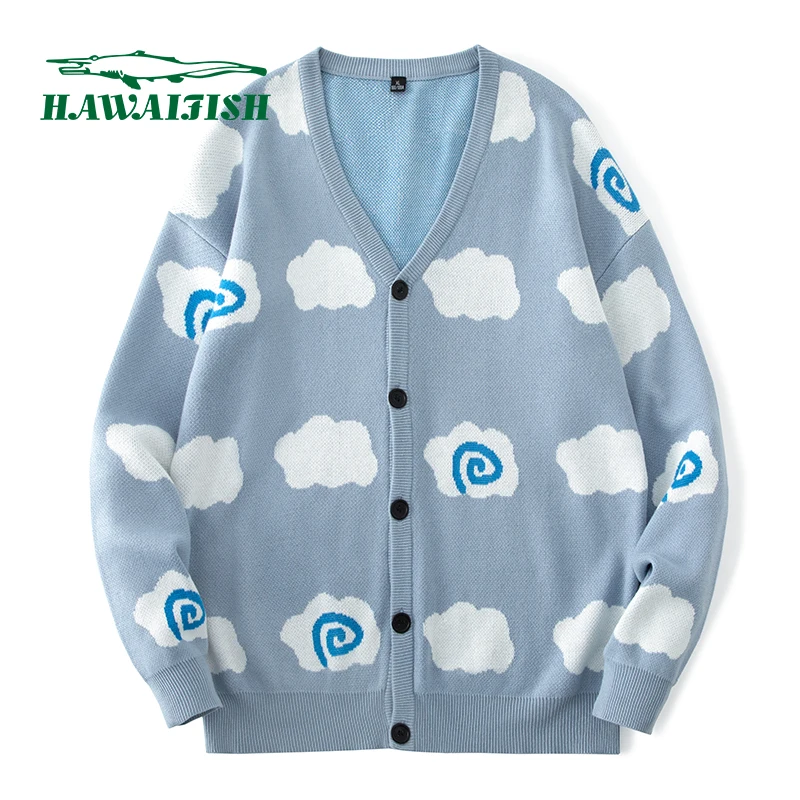 

Кардиган осенне-зимний свитер мужской свободный кардиган в стиле Харадзюку свитер ретро парный кардиган мужской свитер пуловер