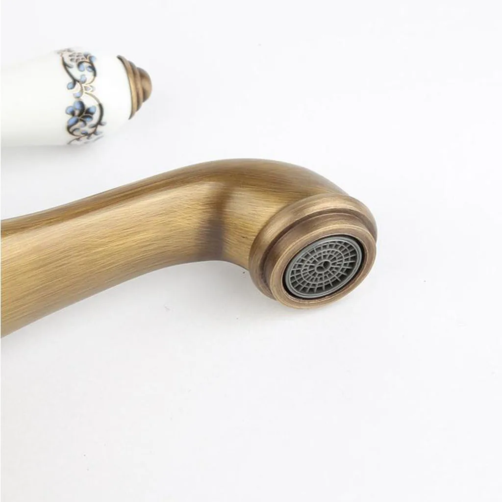 Роскошный смеситель для раковины один кран хромированный моно ванной комнаты