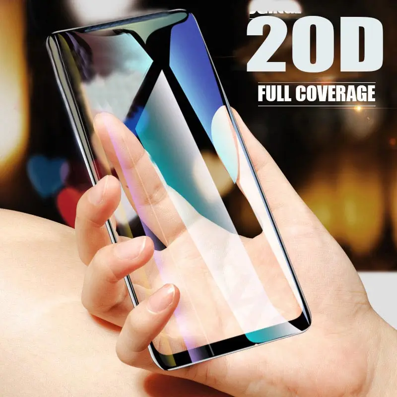 20D защитное стекло на для Oneplus 7 Pro 5 6 протектор экрана полное покрытие 6T 5T Cuved