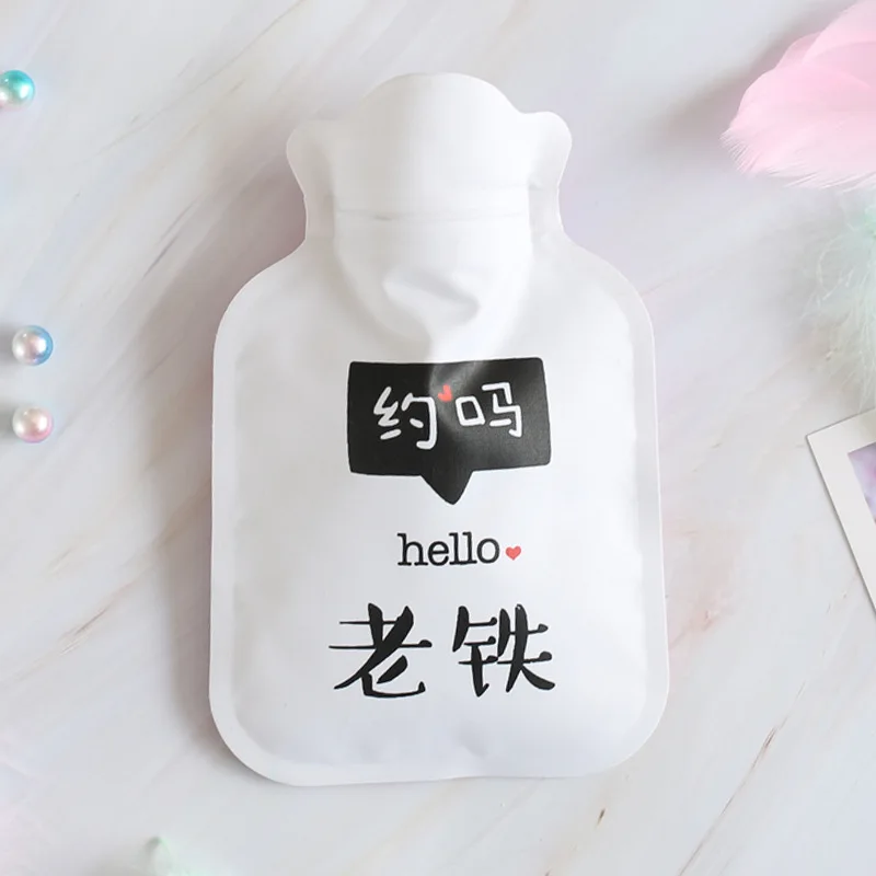 

1pcs Creative Cute Hot Water Bottle Warm Belly Treasure Cartoon Hand Warmer Filled Mini Explosion-proof Portable Hot Water Bags