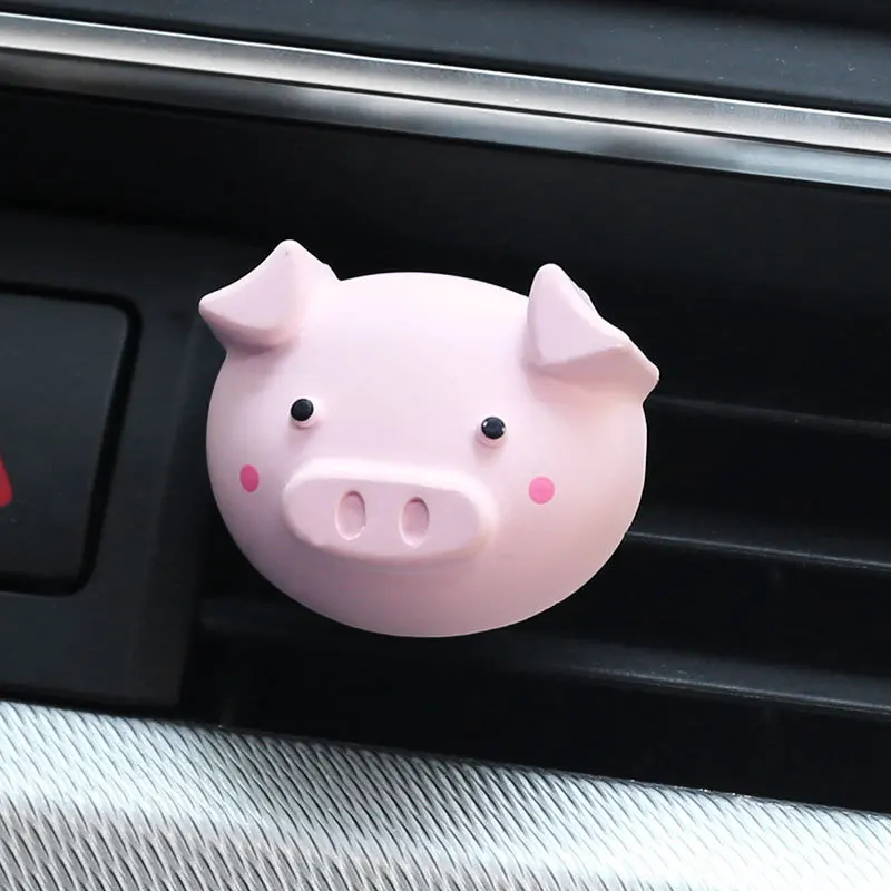 

Car perfume perfume, cute pig, air conditioner, air outlet, aromatherapy gypsum, expansion stone car, interior ornament, female.