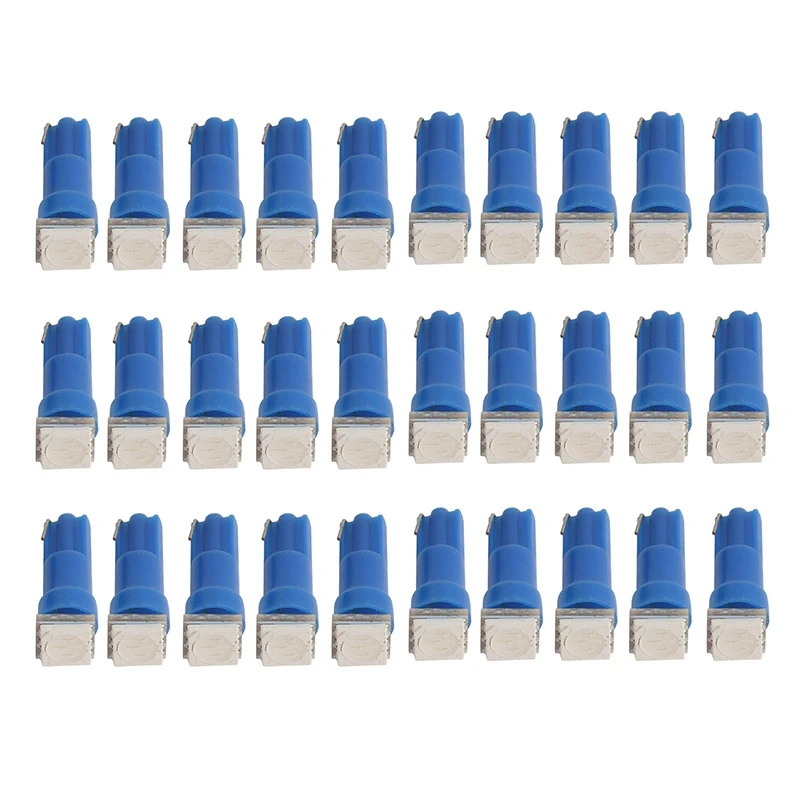 

30 штук T5 1-5050-SMD автомобиль/мотоцикл ремонт светодиодный габаритный фонарь, индикатор светильник, аппаратуры, Панель лампа