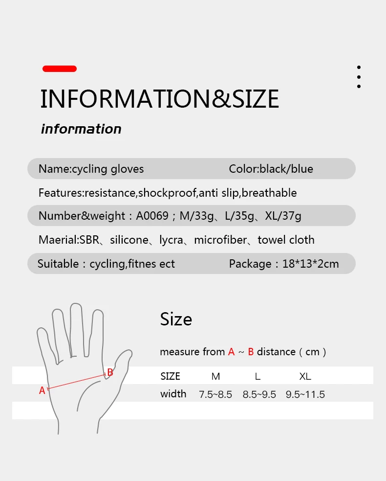 

Half Finger Cycling Bike Gloves with Absorbing Sweat Design for Men and Women Bicycle Riding Outdoor Sports Accessories