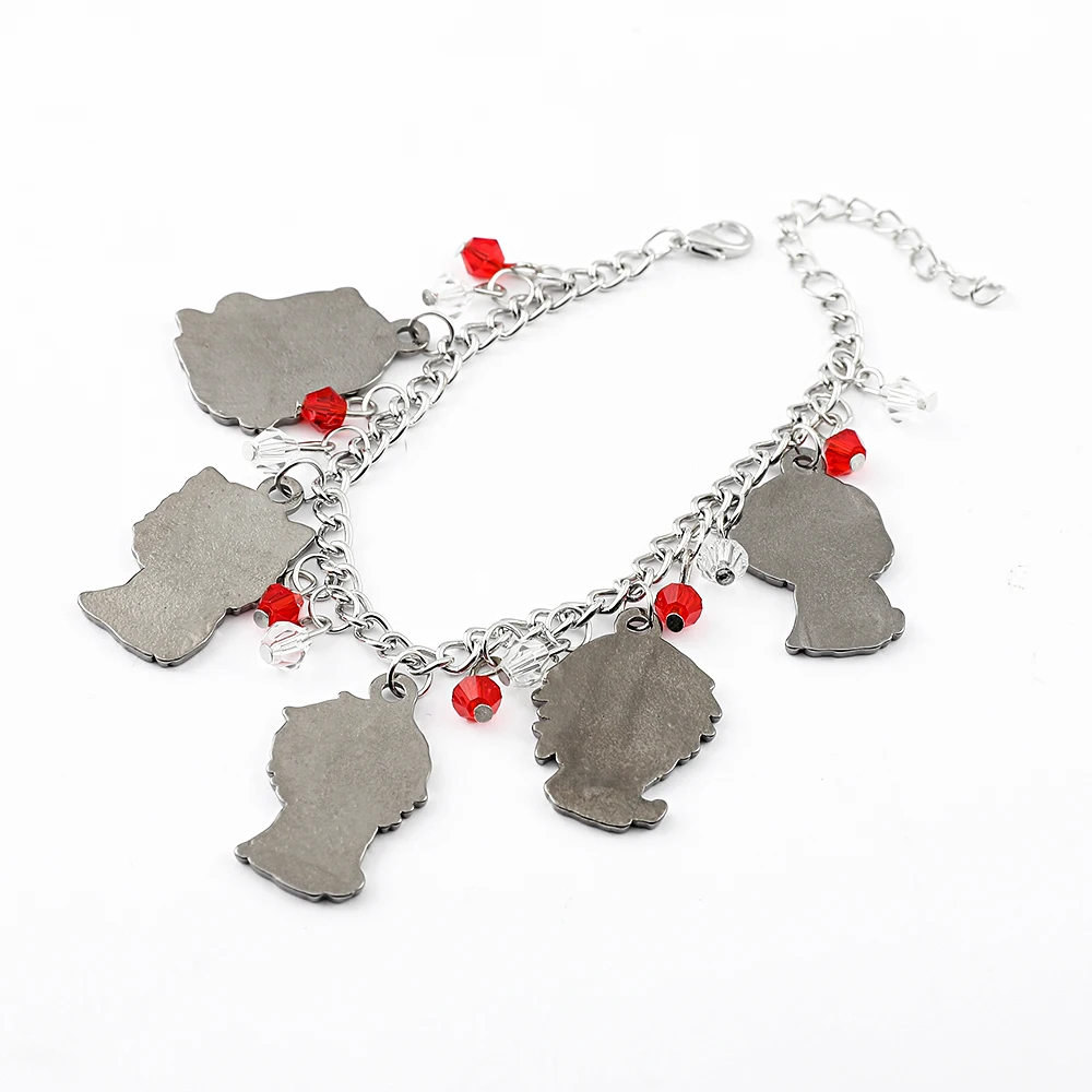 Браслет с подвесками из аниме рассекающий демонов Ювелирное Украшение для