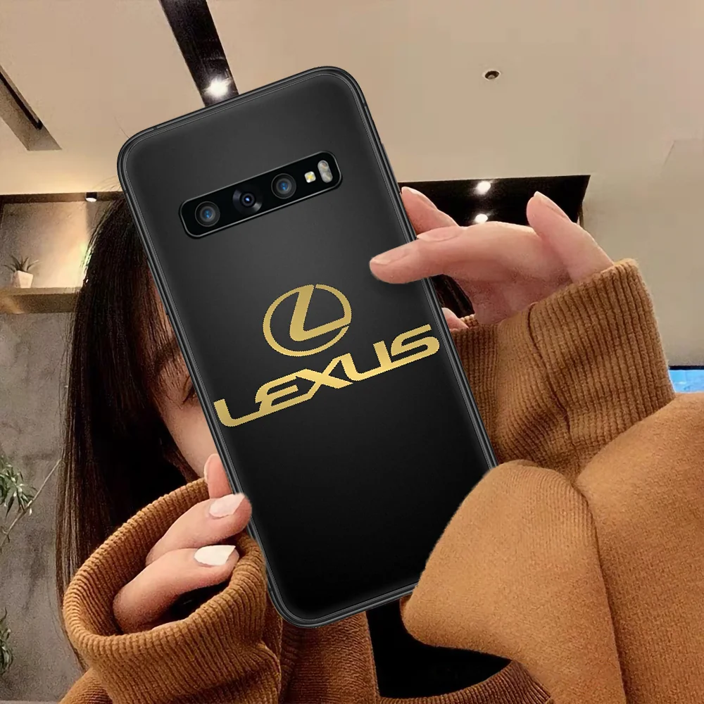

LEXUS Phone Case For Samsung Galaxy Note S 8 9 10 20 Plus E Lite Uitra black Waterproof Trend Coque Silicone Etui Soft Hoesjes