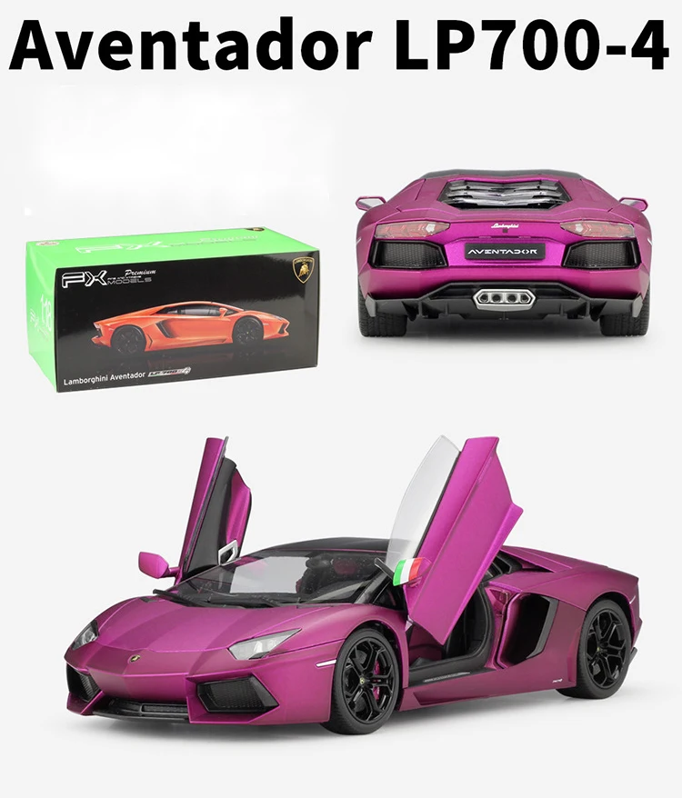 WELLY литье под давлением 1:18 высокая модель симулятора автомобиля Lamborghini Aventador LP700 металлический гоночный автомобиль игрушки из сплава для детей подарки коллекция