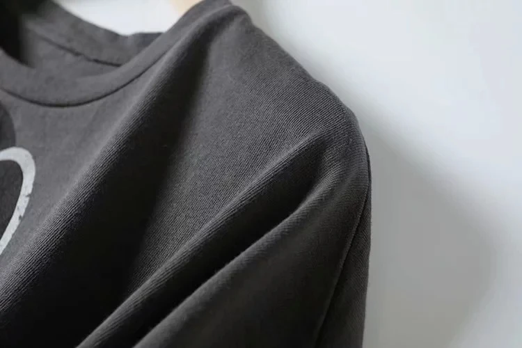 Увядшая футболка женская уличная Винтажная с мультяшным принтом Милая футболка с круглым вырезом из хлопка harajuku camisetas verano mujer