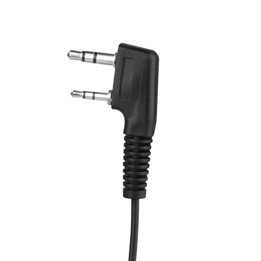 Акустическая трубка PTT Mic портативная рация с наушниками гарнитура для Kenwood Baofeng Bf