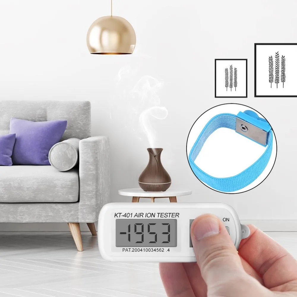 Ионный тестер отрицательного воздуха цифровой анализатор кислорода с высокой