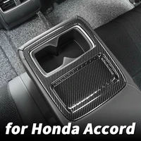 for honda accord 2018 20192020 2021 car rear drain cup frame armrest water cup decorative cover modification interior accessorie