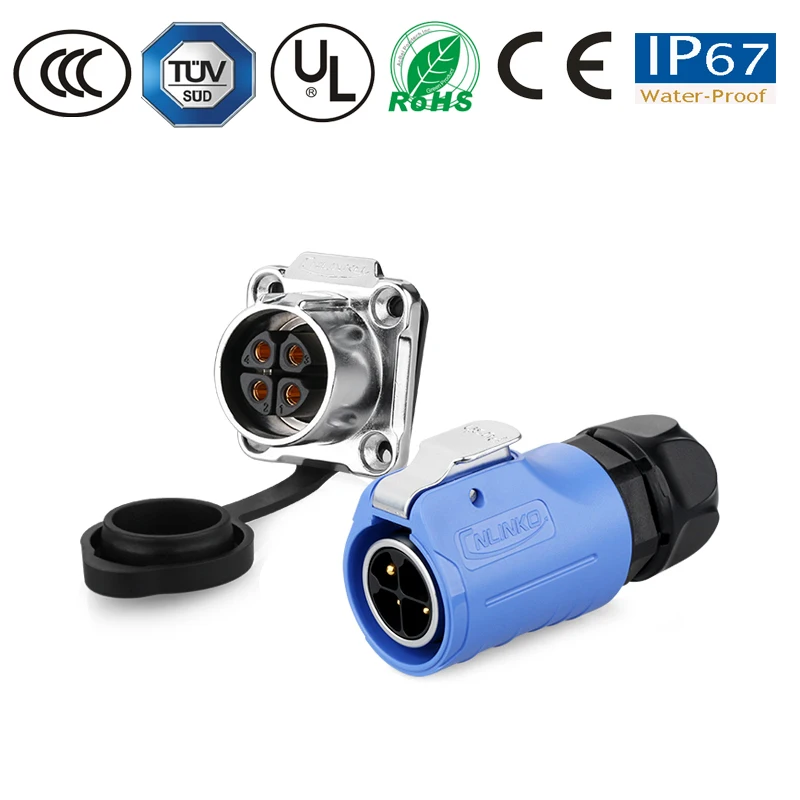 Водонепроницаемый Соединительный кабель для проводника общественная вилка