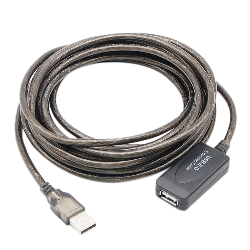 

Удлинительный кабель USB 480 с усилителем, Мбит/с, 10 м