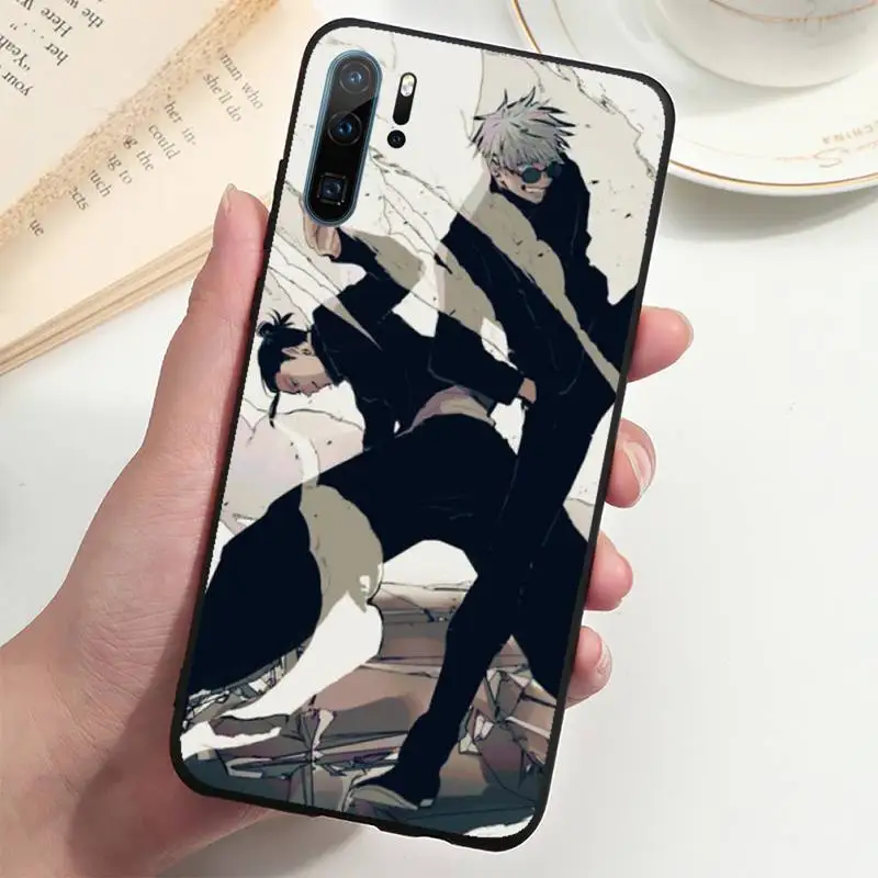 

Anime Cartoon Jujutsu Kaisen Phone Case For Huawei P20 P30 P40 lite Pro P Smart 2019 Mate 10 20 Lite Pro Nova 5t