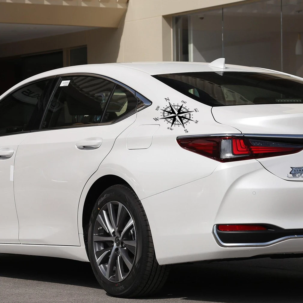Универсальная автомобильная наклейка компас роза Виниловая для сиденья Ateca Leon
