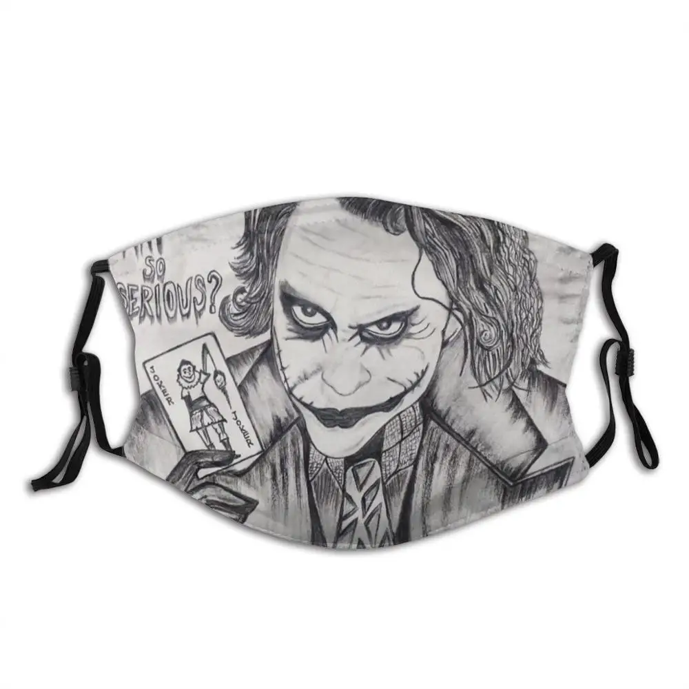 

Joker From The Dark Knight Diy Adult Kids Face Mask Why So Serious Joker Heath Ledger