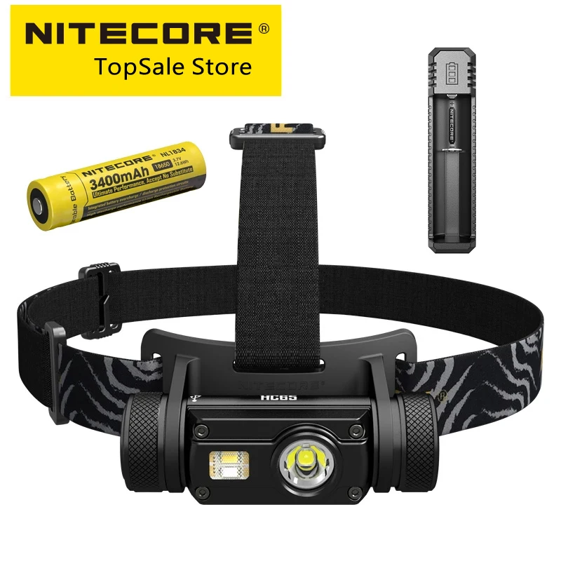 

Налобный фонарь NITECORE HC65, 3400 мАч