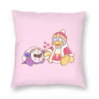 Чехол для подушки Meta Knight And King Dedede, декоративный чехол из полиэстера и льна с бархатным узором, на молнии, искусственная подушка
