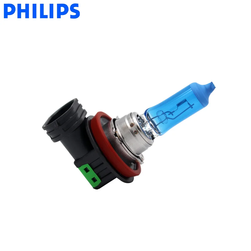 Philips H11 12V 55W Diamond Vision 5000K автомобильный галогенный головной светильник Автомобильная противотуманная фара ксеноновые лампы белого света Genuin 12362DVS2, пара