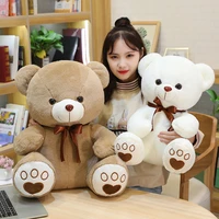 high quality 355060cm 5 colors lovely bow knot teddy bear doll stuffed animal bear plush toys lovers girls birthday baby gift