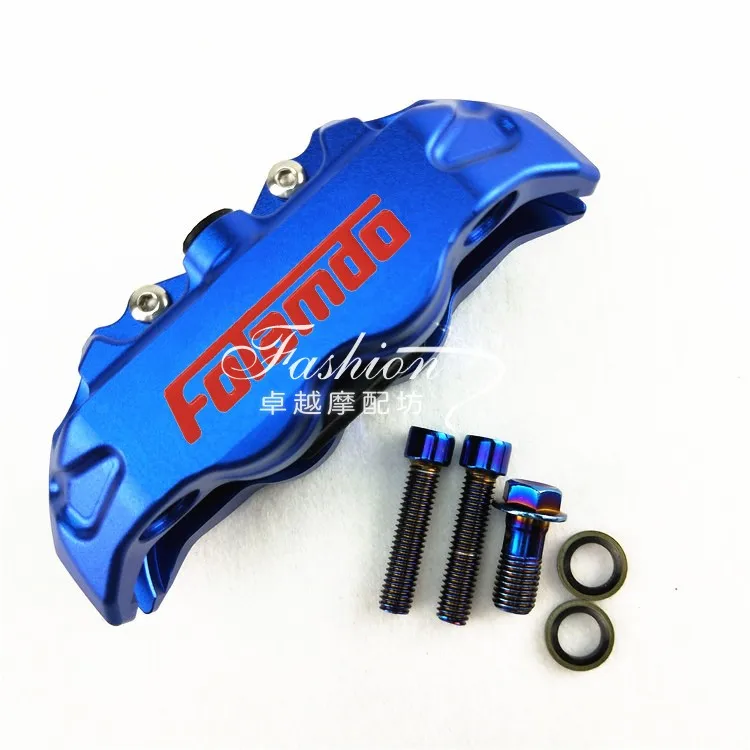 Motorcycle Brake Caliper 82mm Hole To Hole/4 Piston Cnc Aluminum Alloy For Yamaha Honda Suzuki Kawasaki Scooter | Автомобили и