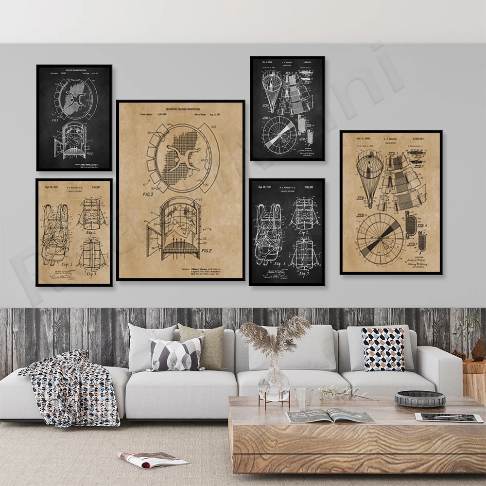 

Skydiving Group patent series posters, skydiving gifts, parachute straps, parachutes, skydiving simulators, extreme sports art p