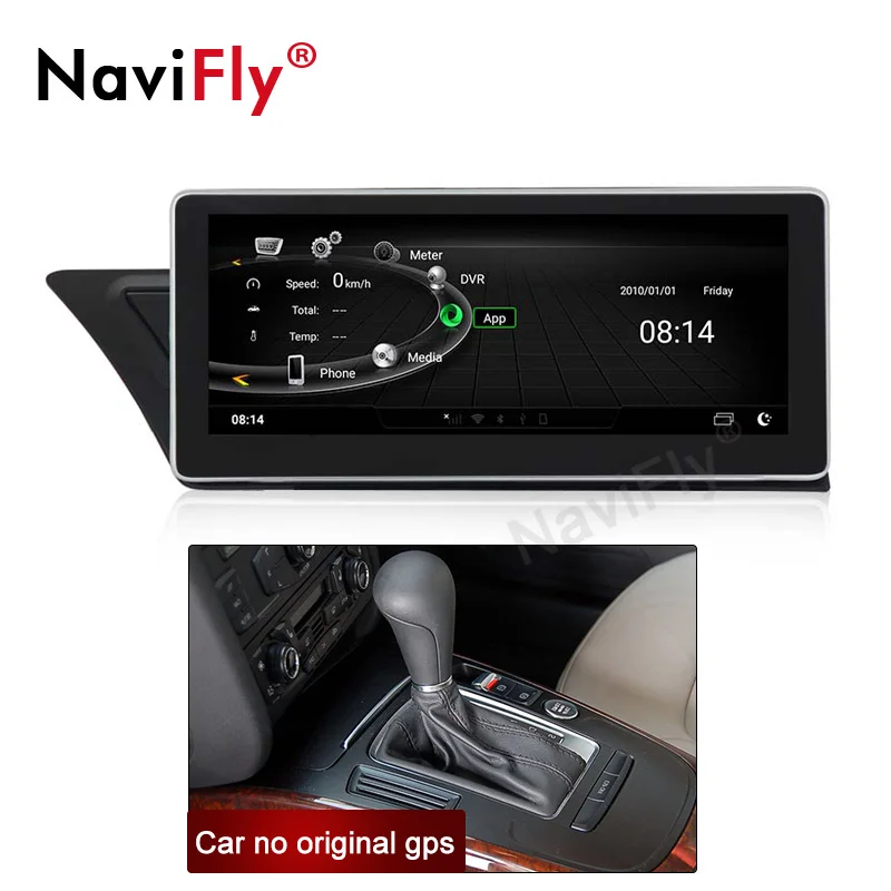 car no original GPS 4 аппарат не привязан к оператору сотовой связи 3 ГБ+ 32 ГБ, Android 7,1 Автомобильный dvd Радио аудиоплеер gps навигации для Audi A4 B8 A5 2009 2010 2011 2012 2013 a4l - Цвет: car no original GPS