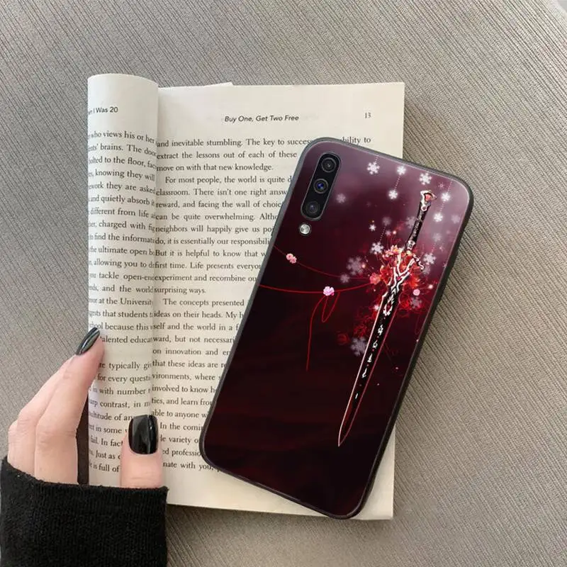 

Chinese style sharp sword Phone Case For Samsung galaxy S 7 8 9 10 20 edge A 6 10 20 30 50 51 70 note 10 plus